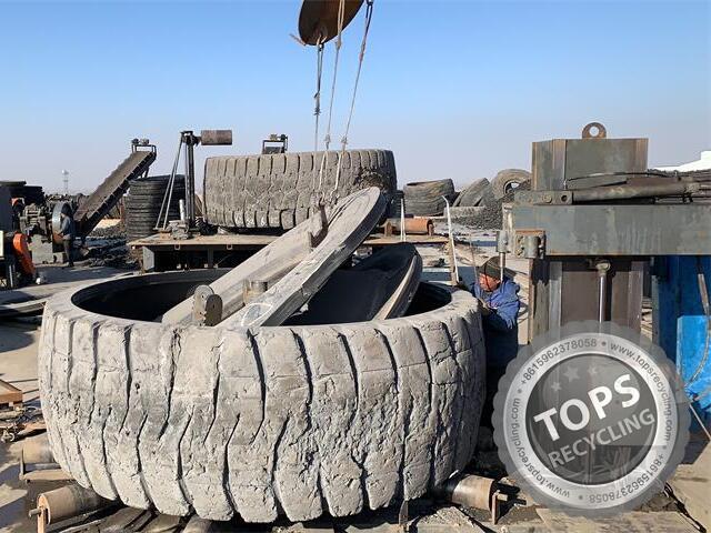 Economical Waste OTR Tyre Side Wall Cutter