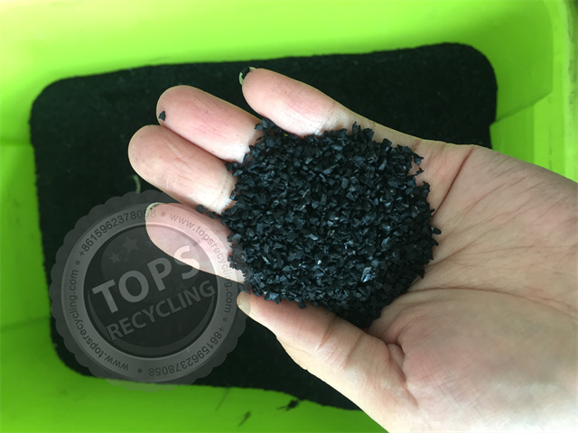 Rubber Granule from waste tyre recycling plant