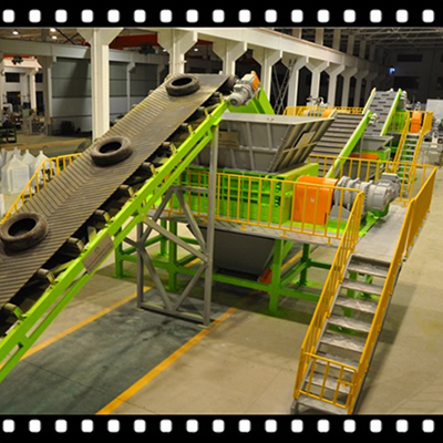 Fully Automatic Scrapped Waste Tyre Recycling To Rubber Granulates Production Line